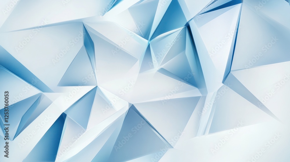 Fototapeta premium Abstract Blue Geometric Pattern