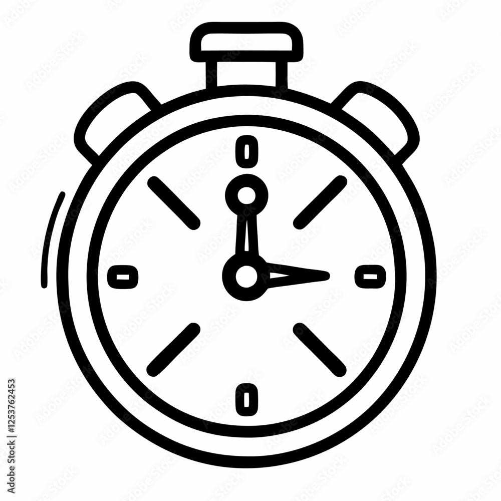 Stopwatch icon outline Time duration Clock hour vector illustration (2) Stopwatch icon outline Time duration Clock hour vector illustration (2)