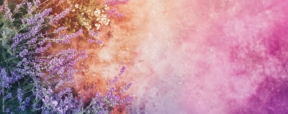 Fototapeta premium lavender field, background,