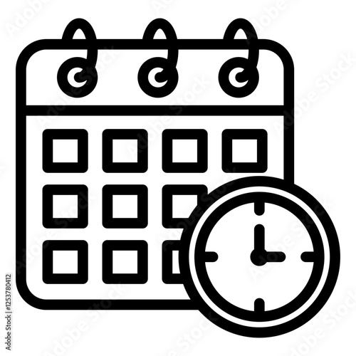 Period outline icon