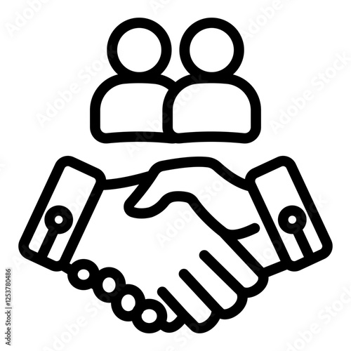 Engagement outline icon