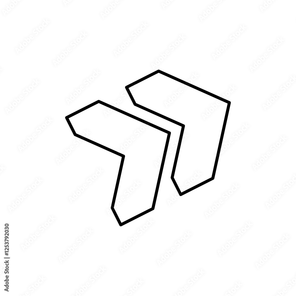 Arrow chevron icon Vector logo set flat Arrow chevron icon Vector logo set flat