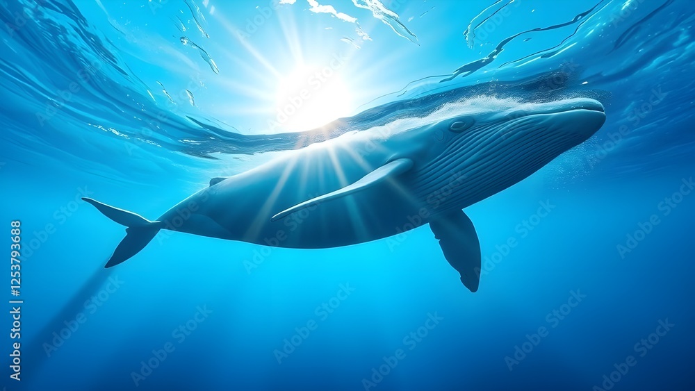 Naklejka premium marine mammal whale