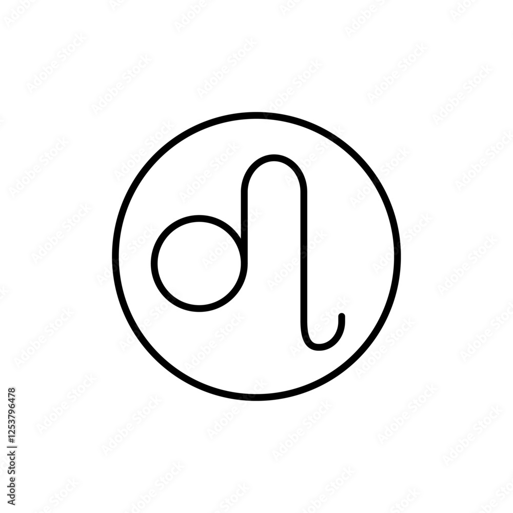 Leo zodiac sign icon Vector logo set flat Leo zodiac sign icon Vector logo set flat