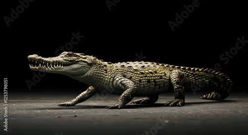 crocodile in the water