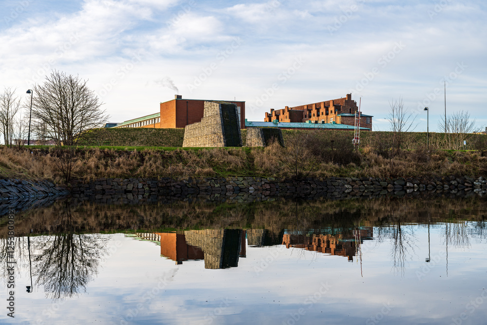 Obraz premium Malmöhus Castle with great reflections