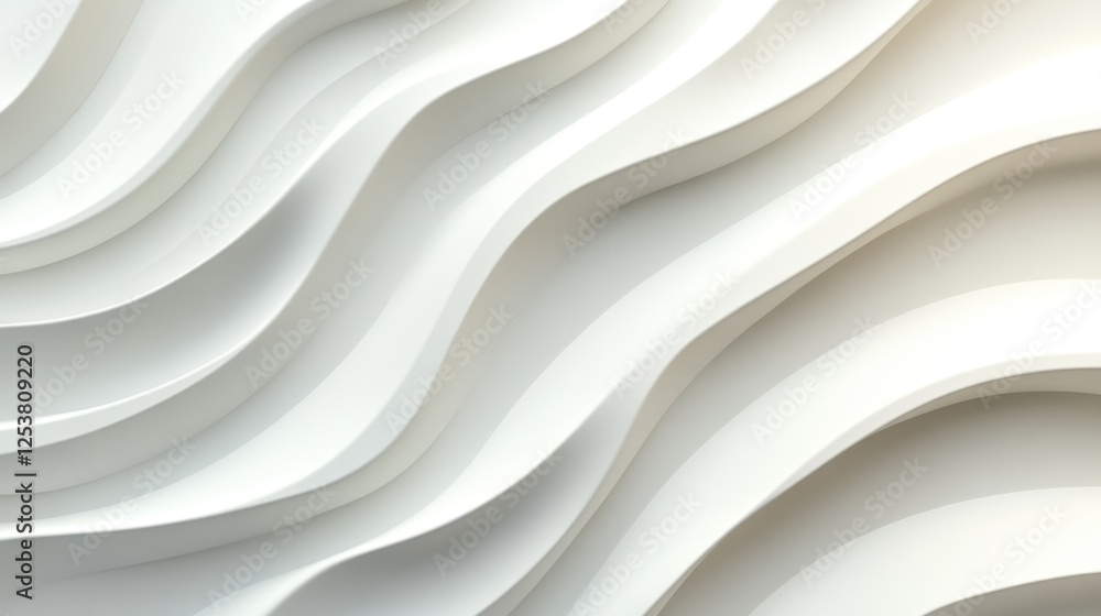 Abstract white wave pattern background design Abstract white wave pattern background design