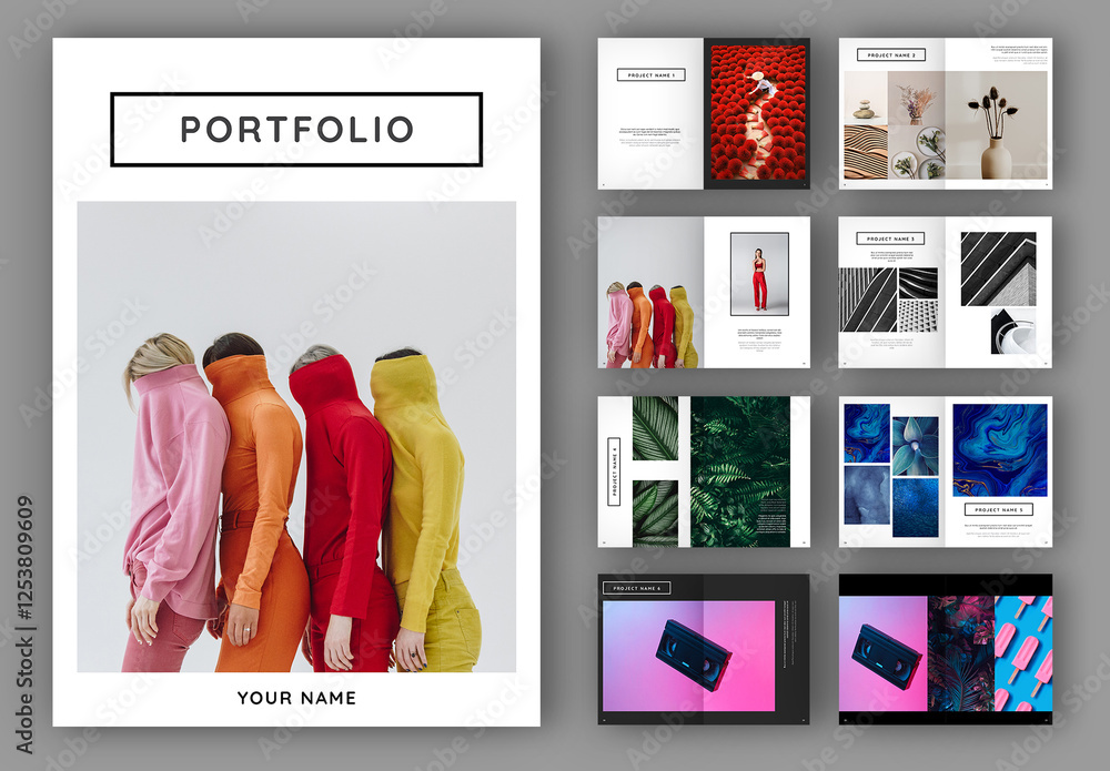 Portfolio Layout Stock Template | Adobe Stock
