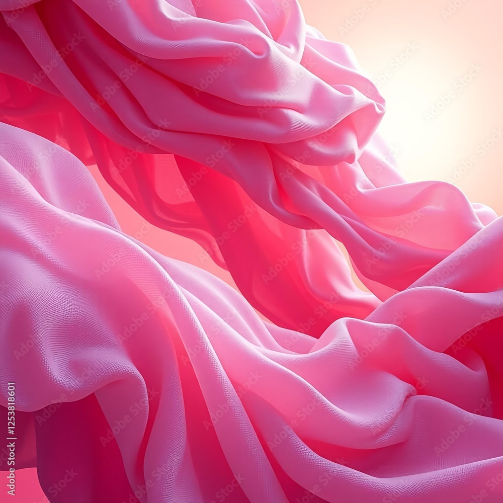 Obraz premium pink silk background