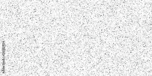 Terrazzo flooring consists of chips of marble texture. quartz surface white, black for bathroom or kitchen countertop. white paper texture background. rock stone marble backdrop textured illustration.
