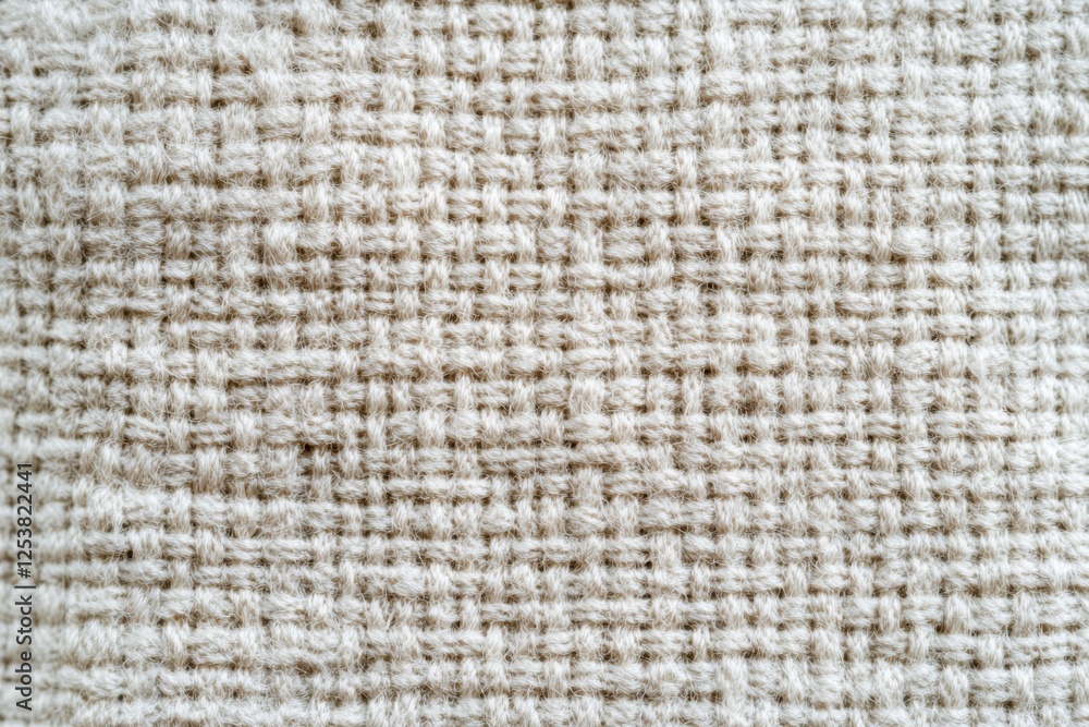 Close up view of woven fabric showcasing intricate thread patterns and texture in monochrome Close up view of woven fabric showcasing intricate thread patterns and texture in monochrome