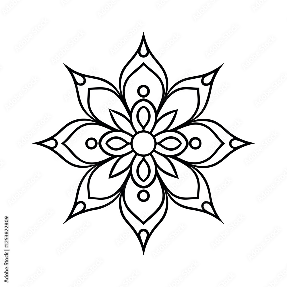 abstract flower vector abstract flower vector