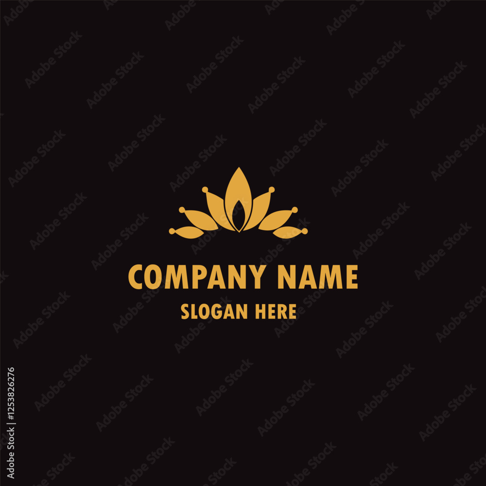Creative flower inspiration design template Creative flower inspiration design template