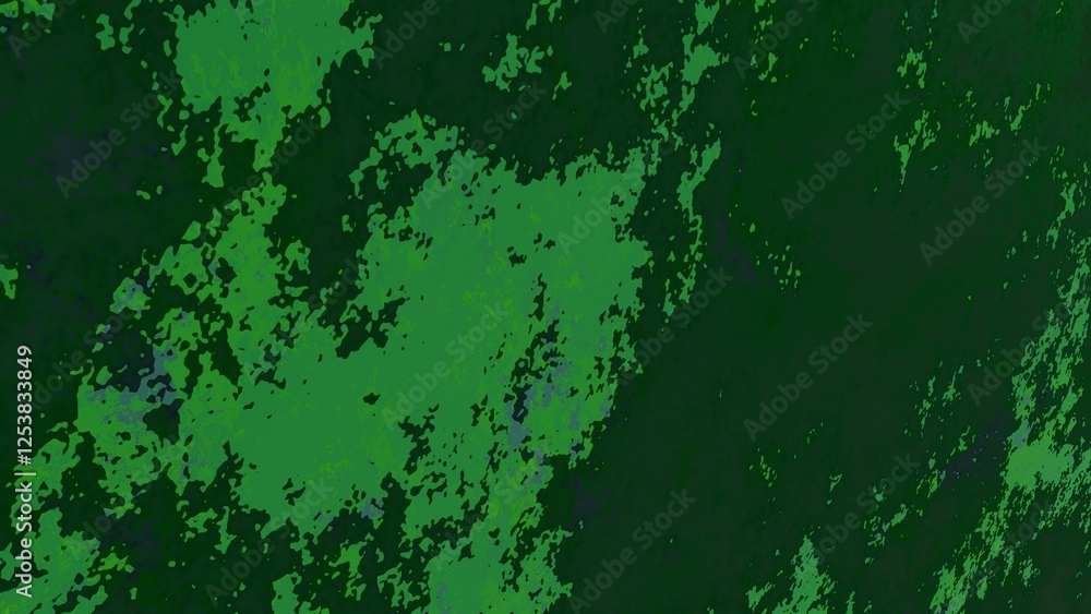 Fototapeta premium Green painted corroded surface texture