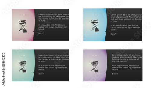 banners templates, movie theme