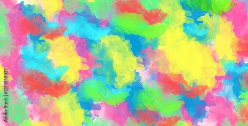 abstract colorful cloudy majestic artistic watercolor color flow cloud style background