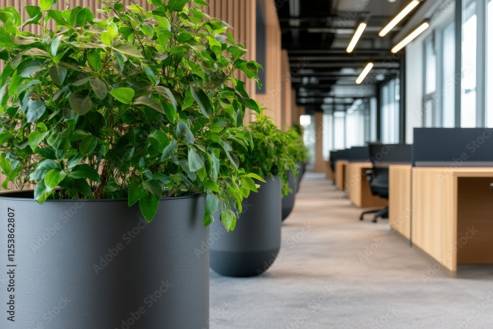 Office Plants in a Modern workspace Office Plants in a Modern workspace