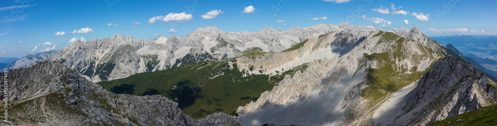 Obraz premium Panorama in the mountains, Austria, Alps