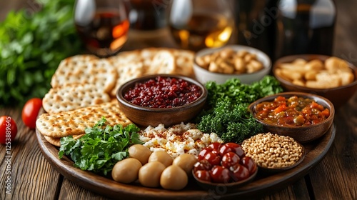 Passover Seder  table