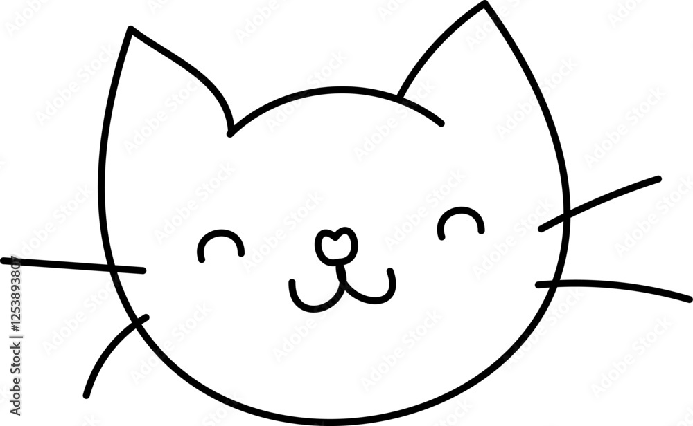 Cute Hand Drawn Doodle Cats Funny Kittens Collection - Simple funny cute doodle cats, line outline icons set in different poses and unusual interpretation vector illustration isolated on white. Cute Hand Drawn Doodle Cats Funny Kittens Collection - Simple funny cute doodle cats, line outline icons set in different poses and unusual interpretation vector illustration isolated on white.