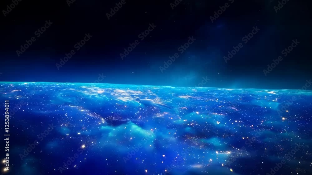Space View of Earth at Night Space View of Earth at Night