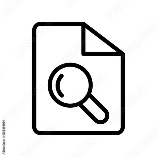 file search vector icon