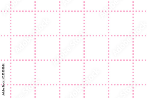 Simple geometric pattern. Pink cubes