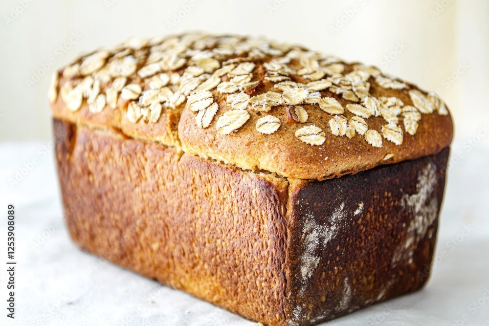 A loaf of bread sitting on a table, ready for use A loaf of bread sitting on a table, ready for use