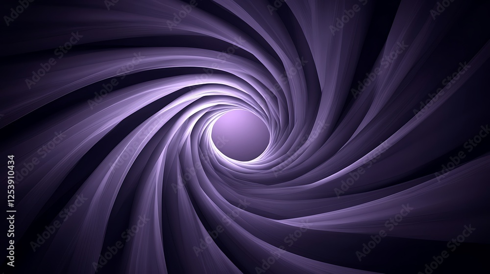 Fototapeta premium Purple swirl tunnel, abstract background