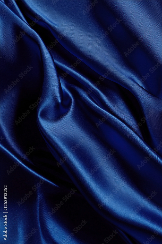 Fototapeta premium blue satin background