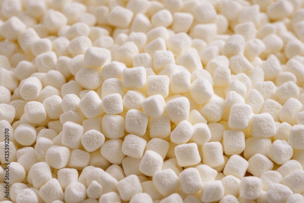 A creative display of marshmallows stacked on top of each other, great for food or gift ideas
