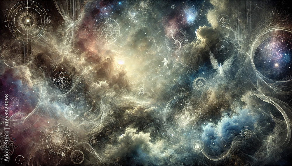 abstract space background abstract space background