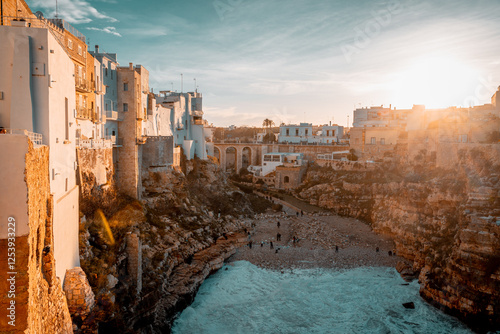 Fototapeta Naklejka Na Ścianę i Meble -  Polignano a Mare, Puglia, Italy.