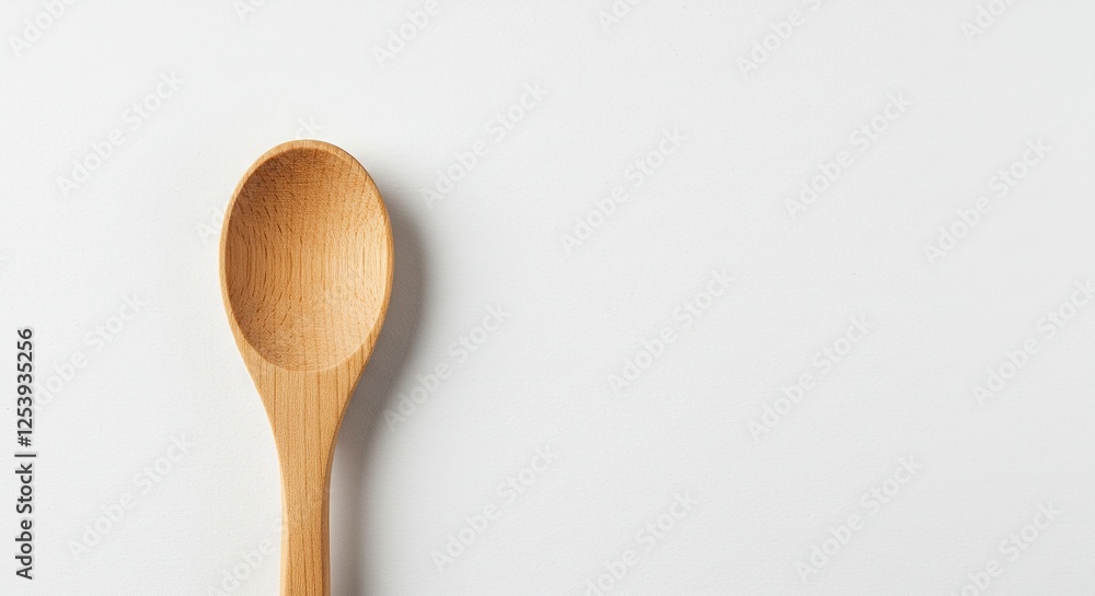 Simple Wooden Spoon Minimalist Still Life, Natural Wood Grain Texture, Clean White Background (Kitchen, Cooking, Food Photography, Rustic, Utensil) Simple Wooden Spoon Minimalist Still Life, Natural Wood Grain Texture, Clean White Background (Kitchen, Cooking, Food Photography, Rustic, Utensil)