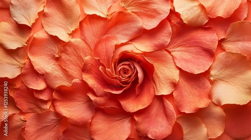 Wallpaper Mural An artistic arrangement of rose petals creating a spiral center Torontodigital.ca