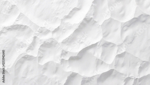 Wallpaper Mural Textured abstract white background with dimensional waves Torontodigital.ca