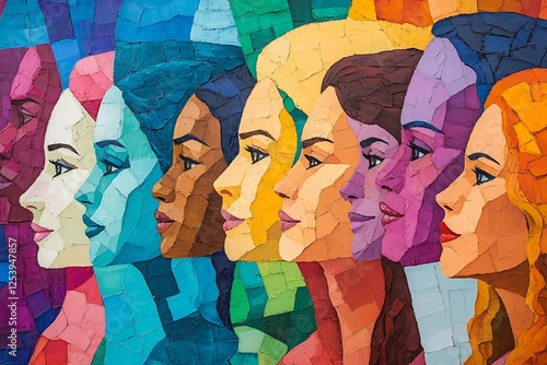 Vibrant women coming together for equality