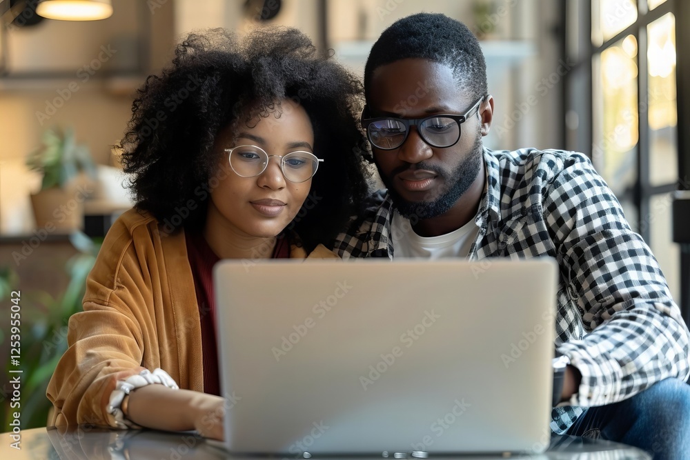 Man Choosing a New Home on His Laptop from the Comfort of His Own Home Man Choosing a New Home on His Laptop from the Comfort of His Own Home