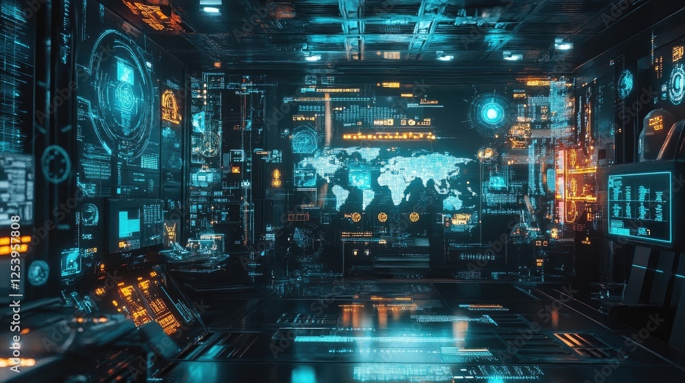 A vibrant infographic showcasing the applications of machine learning across different industries A vibrant infographic showcasing the applications of machine learning across different industries