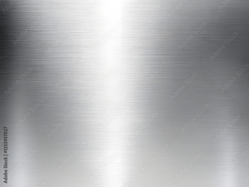 Brushed Steel Texture: A high-resolution image showcasing the elegant texture of brushed steel, featuring subtle variations in light and shadow that highlight the metallic sheen.