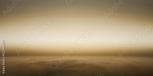 Dusty Horizon:  A hazy, ethereal landscape dominated by a soft, golden glow that creates a sense of mystery and wonder. The subtle texture of the ground suggests a vast, uncharted expanse.   photo