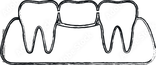  Dental crown icon.