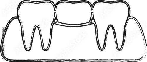  Dental crown icon.
