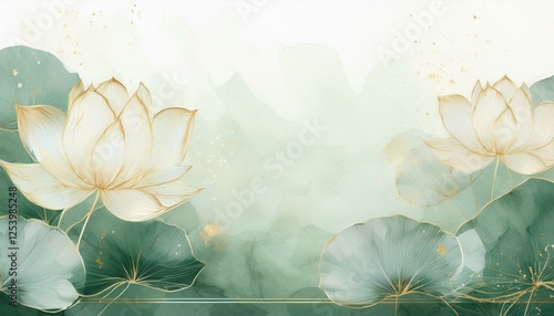 vintage background with flowers