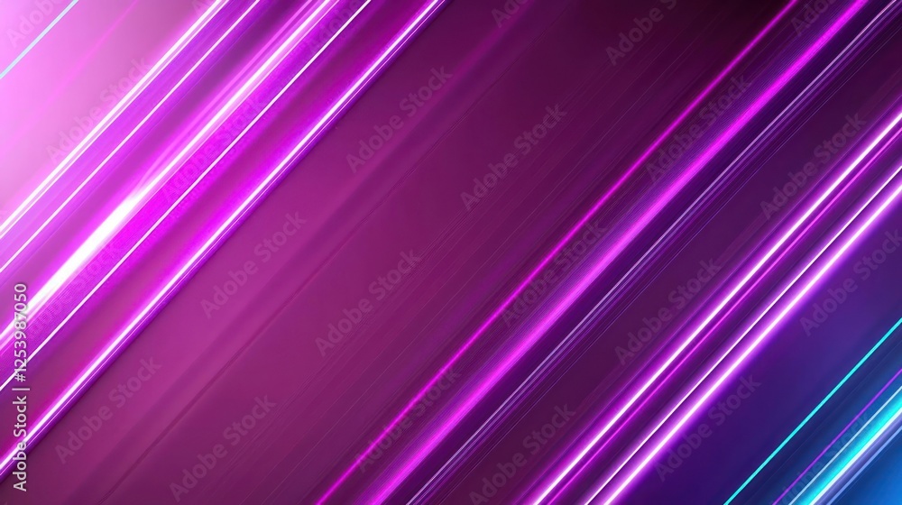 Abstract Neon Light Lines Background Abstract Neon Light Lines Background