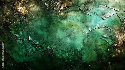 Green textured wall background