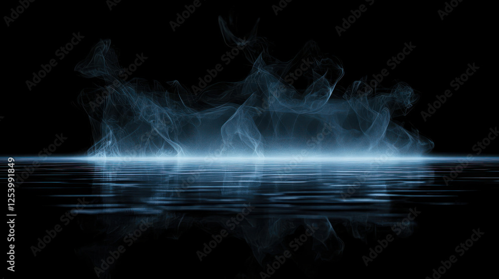 Abstract Digital Art Background with Light Effects Abstract Digital Art Background with Light Effects