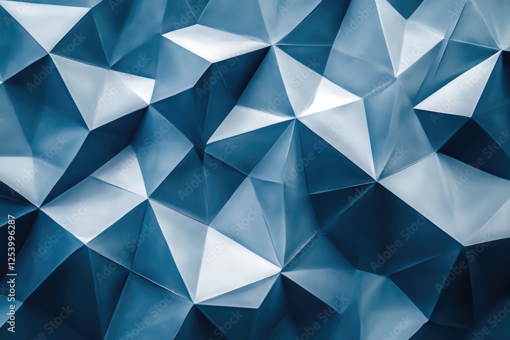 A striking geometric image filled with triangular shapes in shades of blue, illustrating depth and modernity, perfect for backgrounds in digital designs. A striking geometric image filled with triangular shapes in shades of blue, illustrating depth and modernity, perfect for backgrounds in digital designs.