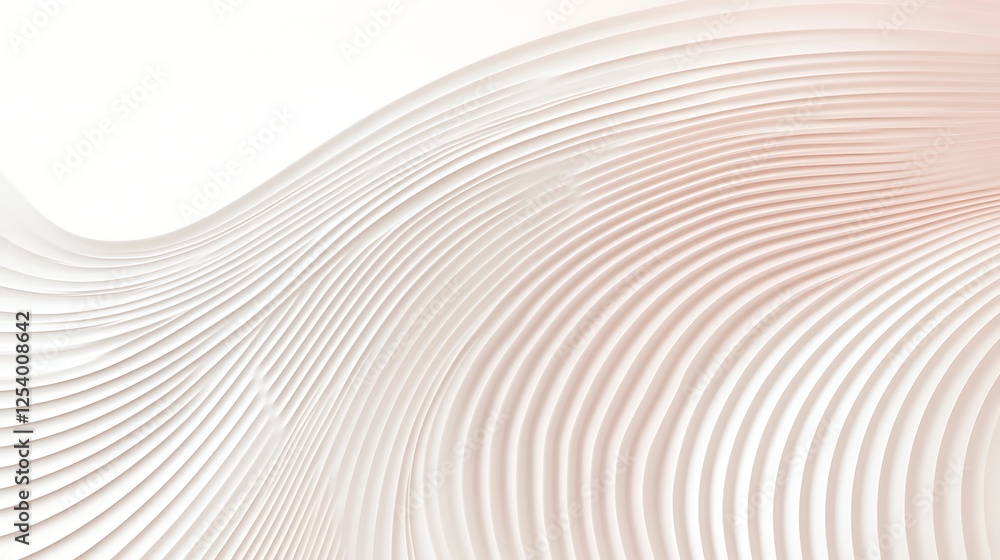 Abstract wave lines, white background, design element Abstract wave lines, white background, design element