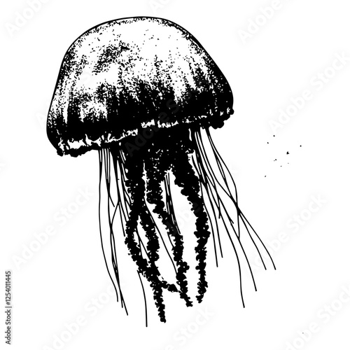 Jellyfish Ocean Illustration Vector